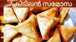 ഇഫ്താറിന് ഒരു അടിപൊളി സമൂസ/ Chicken and Vegetable Samosa/Easy Folding Method of Samosa sheet