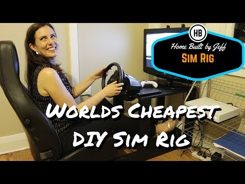 World's Simplest DIY Sim Racing Rig World's Simplest DIY Sim Racing Rig