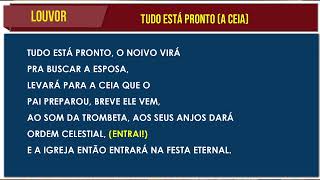 Tudo Está Pronto (A Ceia) ICM Maanaim de Vitória