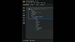 Factorial Using Loops in Python | Quick Tutorial #pyhton #coding #factorial