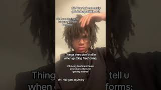 Freeform Tips!! #freeform #locs #haircare #dreads #freeformlocs #relatable #dreadlocks #tutorial