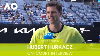 Hubert Hurkacz On-Court Interview (1R) | Australian Open 2022