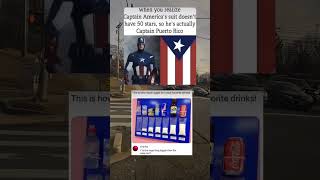 Captain Puerto Rico is crazy #memes #shorts