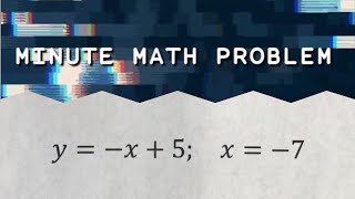 Minute Math Problem - Function Notation | Math Help