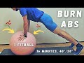 🛎 16 Minutes Fitball CORE STABILITY for Advanced 🛎