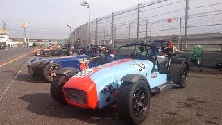 CATERHAM スーパーセブンレース　第４戦　決勝（2/2）　「K-レーシング　VS　R500R」