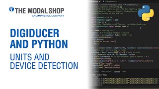 Digiducer and Python – Units and Device Detection
