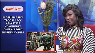 VIDEO: Nigerian Army Declare War in Abia Community Over Alleged Missing Soldier On Leave