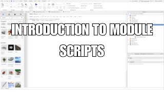 INTRODUCTION TO MODULE SCRIPTS ROBLOX SCRIPTING TUTORIAL 2025