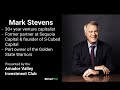 Mark Stevens on Venture Capital and COVID-19