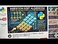 Insertion Sort Algorithm in Python: Step-by-Step Tutorial for Beginners