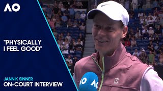 Jannik Sinner On-Court Interview | Australian Open 2024 First Round