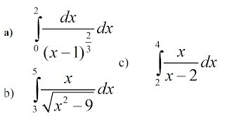 Integrales Impropias - Eje Explicativos  2a, b y c| Semana 8 - Sesión 2 | Profe Hebeth