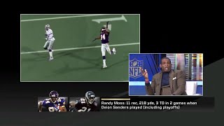 Deion Sanders describes what it was like to cover Randy Moss