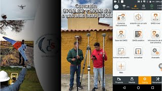 Conexión CHC conectando 2 GNSS rover a UNA sola BASE con LANDSTAR para RTK