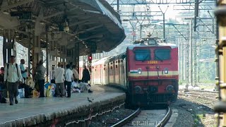 17222 LTT-COA Express Skipping Thane While 07197 KZJ-DR Special Departing