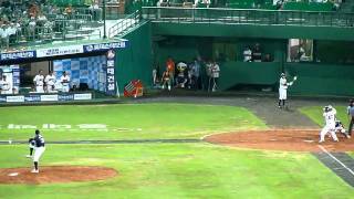 2010/08/27  韓国プロ野球：ロッテvsトゥサン（ロッテ側応援）