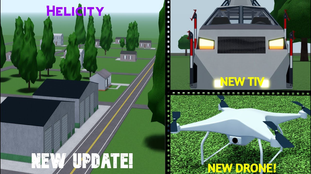 Roblox Helicity Update Leaked New City Drones Tiv 1 And Tiv 2