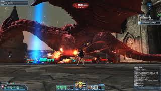 【PSO2】緊急クエスト 壊城に舞う紅き邪竜