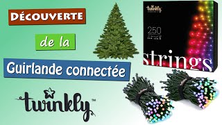 Illuminez votre décoration de noël avec la guirlande connectée Twinkly strings 250 LEDs programmable