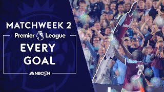 Every Premier League goal from Matchweek 2 (2021-22) | Premier League | NBC Sports