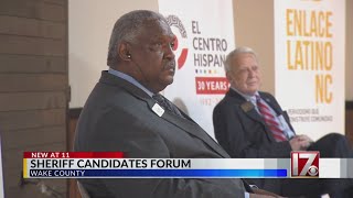 Wake County Sheriff candidate forum held with election weeks away