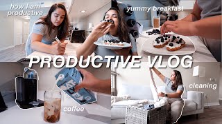 PRODUCTIVE DAY IN MY LIFE | how to be productive, getting back on track, apartment updates