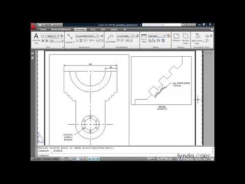 AutoCAD: Creating annotative dimensions and multileaders | lynda.com AutoCAD: Creating annotative dimensions and multileaders | lynda.com