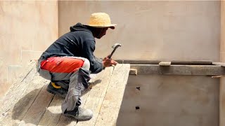 عمل سلم مثالي بطريقة متساوية واحترافية How to make a perfect ladder in an equal and professional way