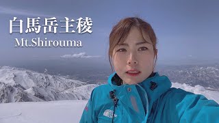 Climb a snow ridge called the back of a dragon, 「Mt. Shirouma  Ep.1」【Free solo climbing】eng sub