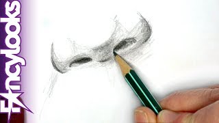 Cómo dibujar una nariz realista con lápiz- paso a paso