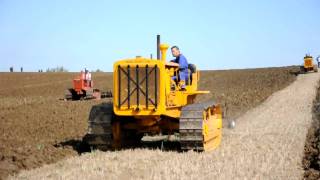 Caterpillar Seventy Five ploughing at Little Casterton