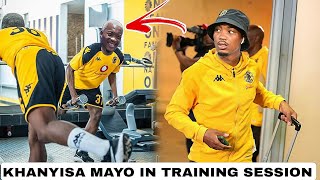 Watch - First Day of Khanyisa Mayo at Naturena During Training Session | Kaizer Chiefs News