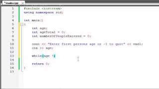 Buckys C++ Programming Tutorials - 20 - Sentinel Controlled Program