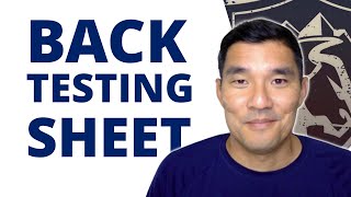 How to Use the Simple Backtesting Spreadsheet