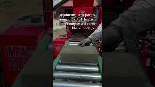 Making CEB pavers #advancedearthenconstructiontechnologies #construction #landscapeconstruction