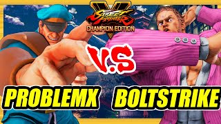 SFV CE 🔥 ProblemX (M. Bison) vs Boltstrike (Urien) 🔥 Ranked Set 🔥 Street Fighter 5