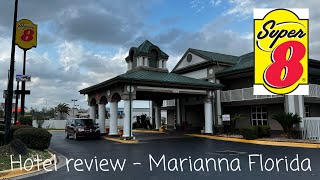 Hotel review of Super 8 by Wyndham at Marianna Florida just off interstate 10