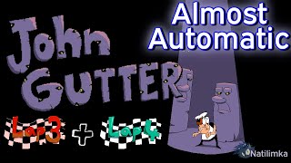 John Gutter Lap 4 IS EASY! 😎 Almost Automatic John Gutter [Pizza Tower AFOM mods Gameplay]