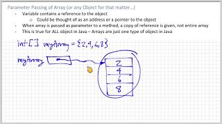 Java Arrays (continued)