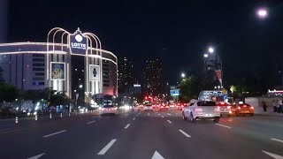 KOREA2023 | [4K]Night streets of Gangnam, Seoul during the holiday season | 휴가철 ,해질녘 서울 강남의 거리풍경