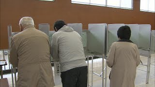 統一地方選前半戦　岡山県議選9選挙区で投票　岡山市議選も