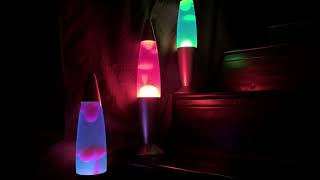 Lava Lamps Night Light, Staggered, No Audio