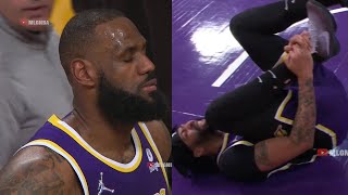 Anthony Davis ends season with serious injury and LeBron's face confirms it!