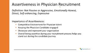 Mastering Confidence and Assertiveness: Your Physician Recruitment Superpower