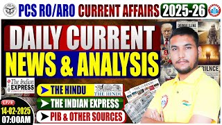 Current Affairs for UPPCS \u0026 RO/ARO | Current Affairs for State PSC | Daily News Analysis UPSC, PCS