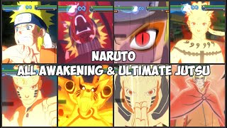 Naruto Storm Connection - Naruto - Semua Awakening & Ultimate Jutsu