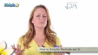 How to Simplify Radicals (ex.3)