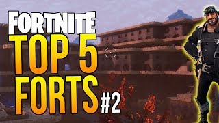 top 5 best forts in fortnite ep 2 - fortnite best forts