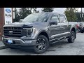 2022 Ford F-150 LARIAT Powerboost + Moonroof, Sliding Rear Window, Heated Seats Review | Island Ford